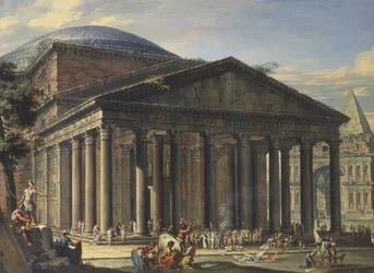 Römische Denkmäler und das Pantheon